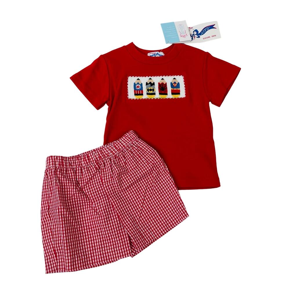 NWT Silly Goose 18M Hero Pencil Boy Set